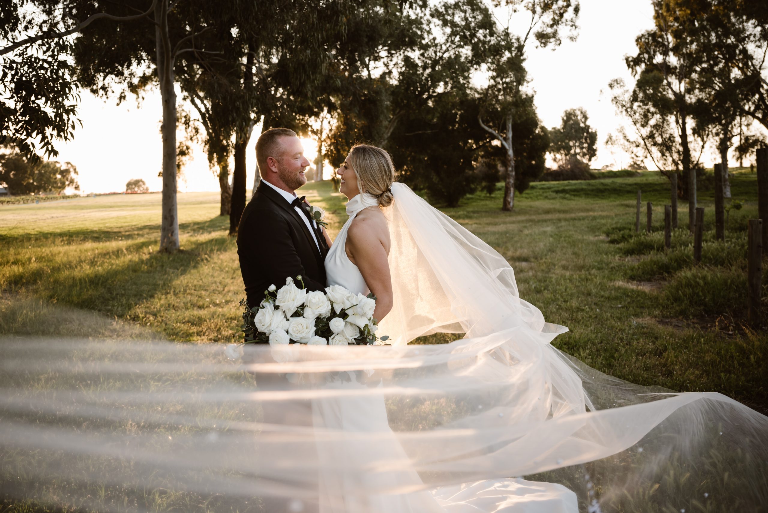 Sandalford Wines wedding couple session of Vanessa and James