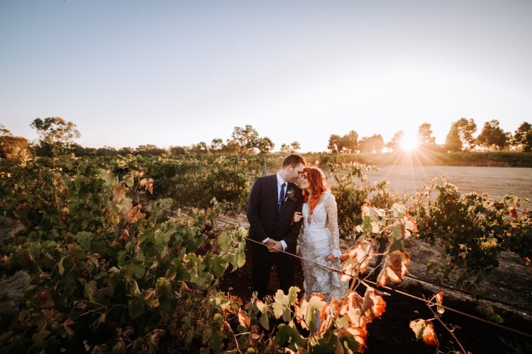 Perth Wedding sunset