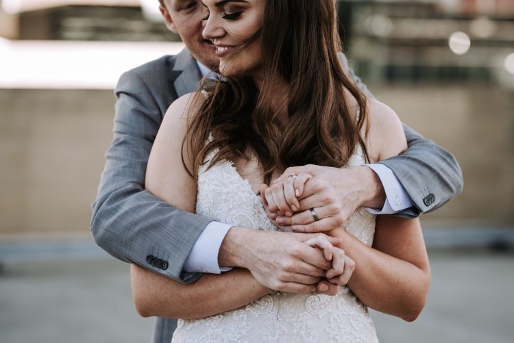 flour factory wedding bride and groom