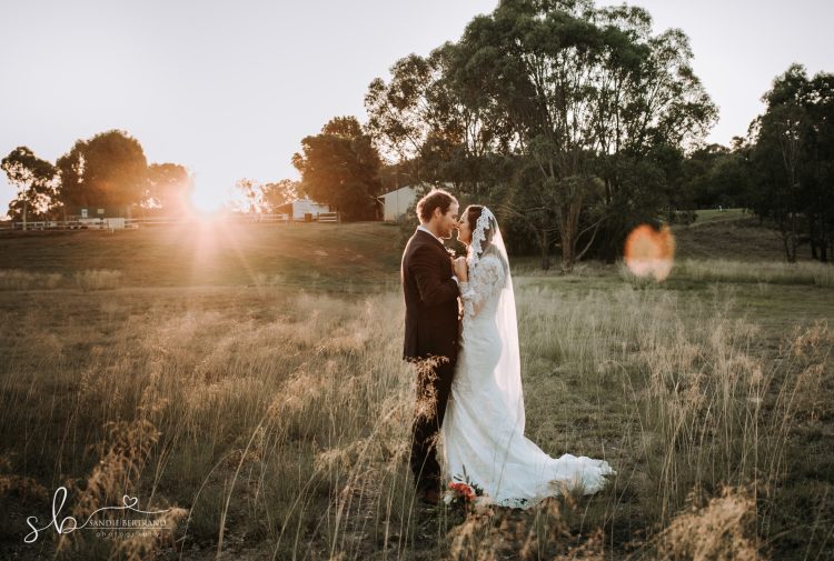 pinjarra wedding sunset